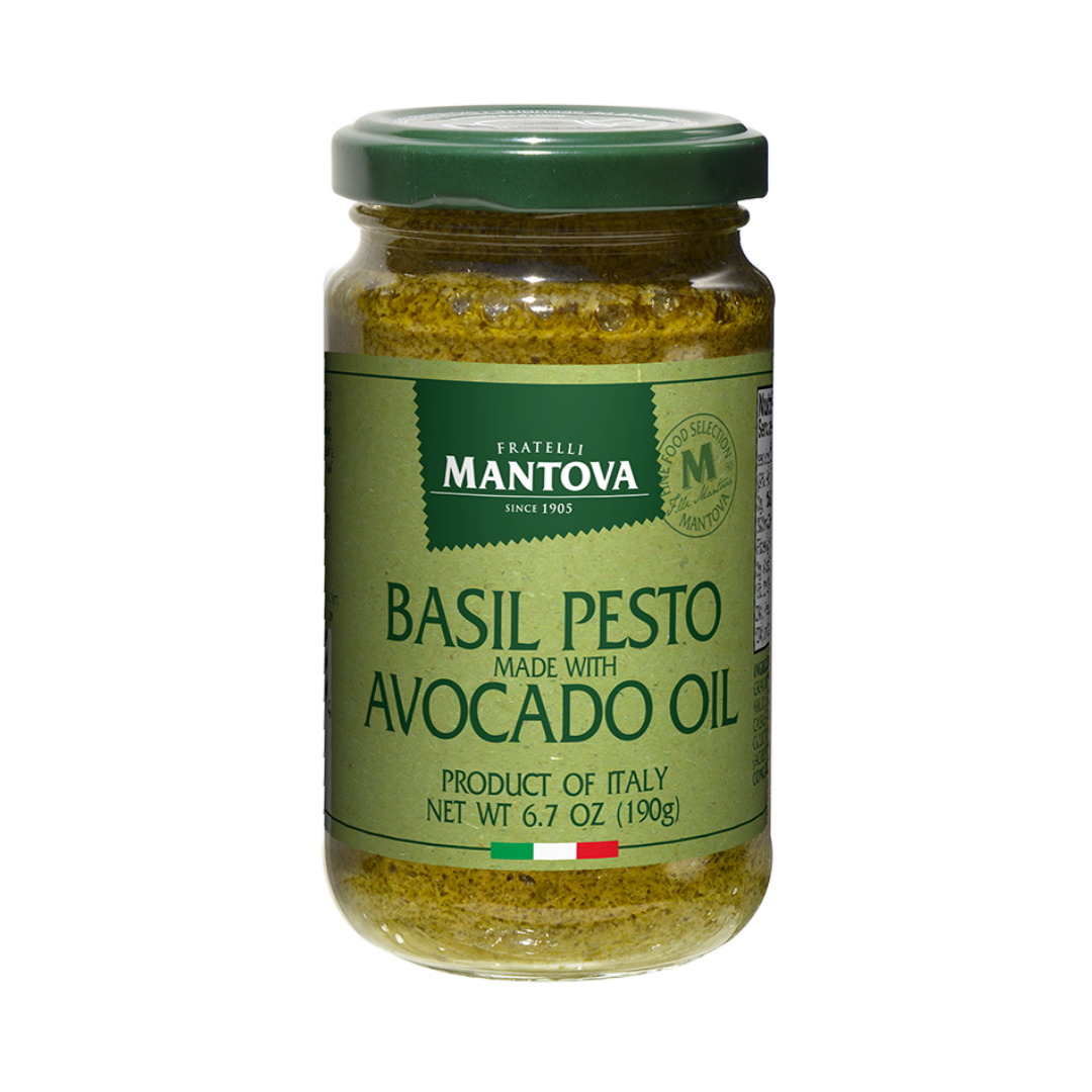 Mantova Basil Pesto with Avocado Oil