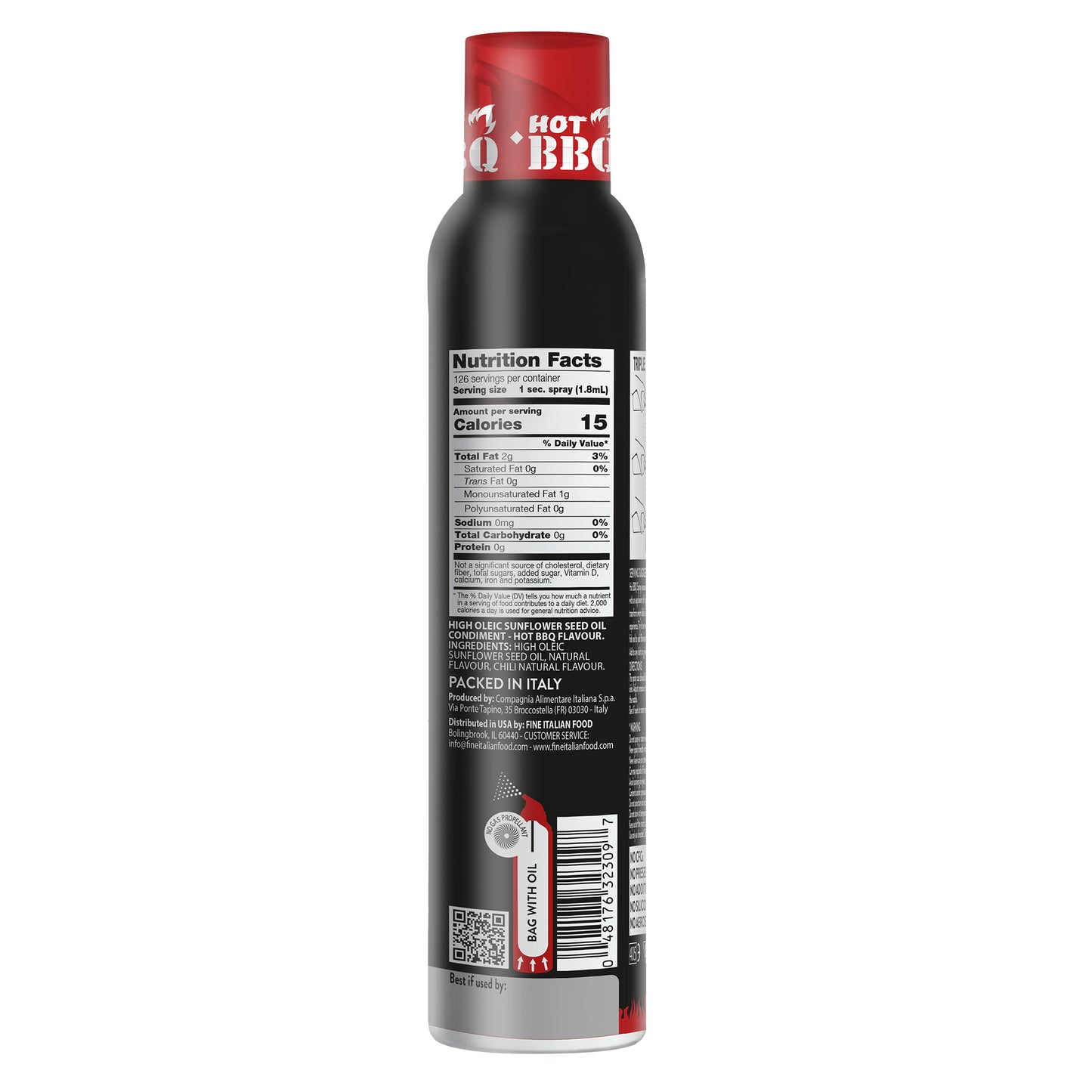 Mantova Hot BBQ Spray, 8 oz