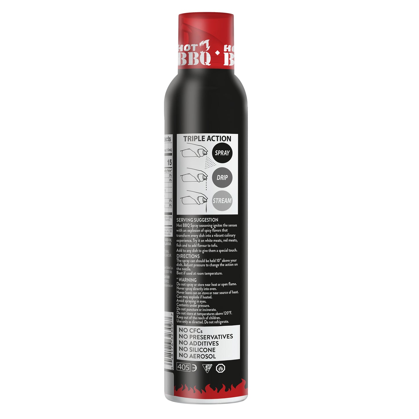Mantova Hot BBQ Spray, 8 oz