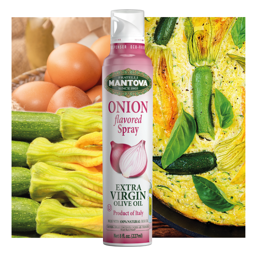 Mantova Onion Extra Virgin Olive Oil Spray, 8 fl. oz.