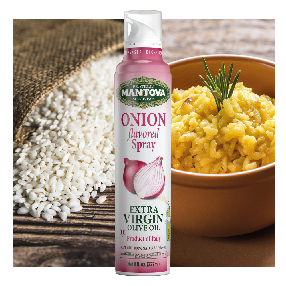 Mantova Onion Extra Virgin Olive Oil Spray, 8 fl. oz.