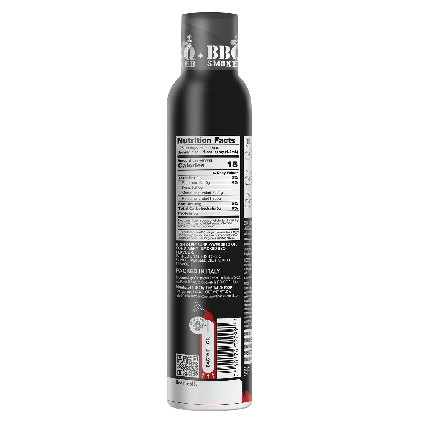 Mantova Smoked BBQ Spray, 8 oz