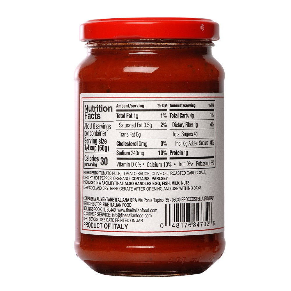 Mantova Spicy Italian Pizza Sauce, 12.5 oz