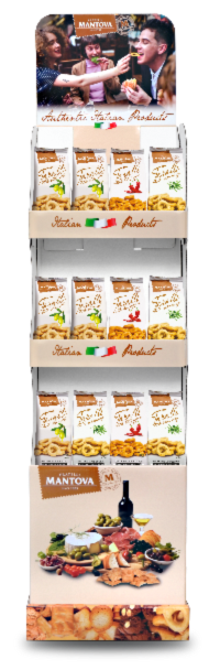 Mantova Taralli with Hot Pepper, 7 oz.