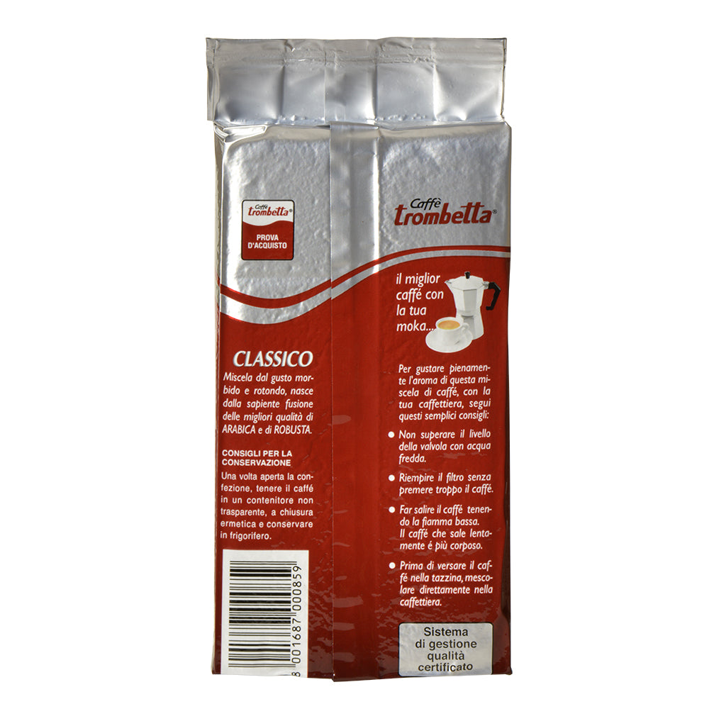 Caffè Trombetta Gusto Classico Ground Coffee, 8.8 oz.