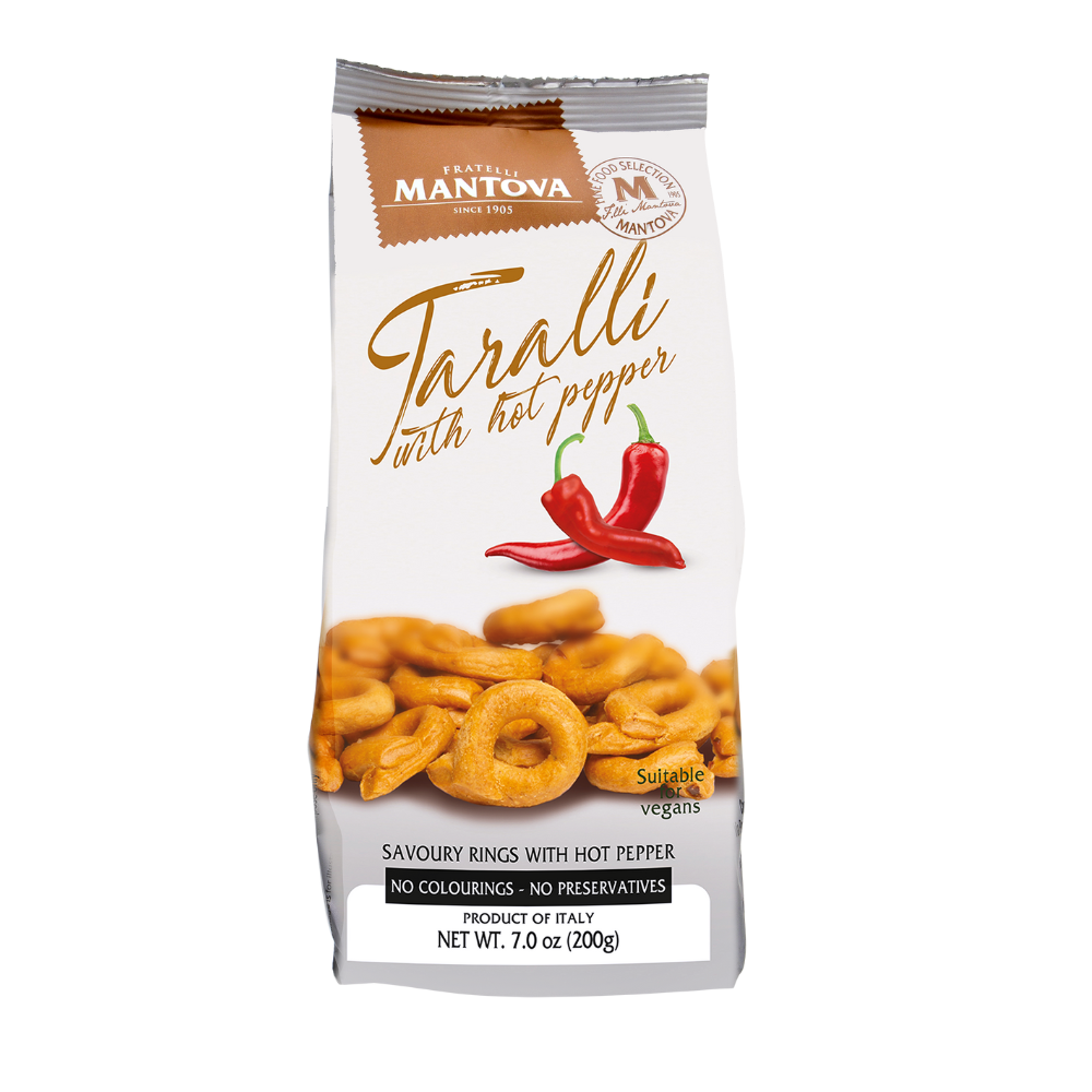 
                  
                    Mantova Taralli with Hot Pepper, 7 oz.
                  
                