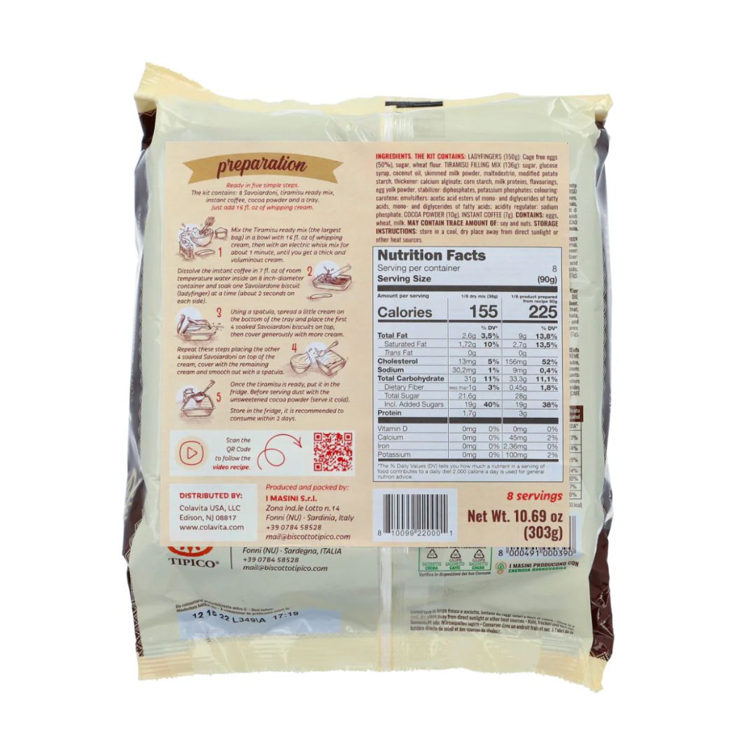 Tipico Tiramisu Kit, 10.69 oz