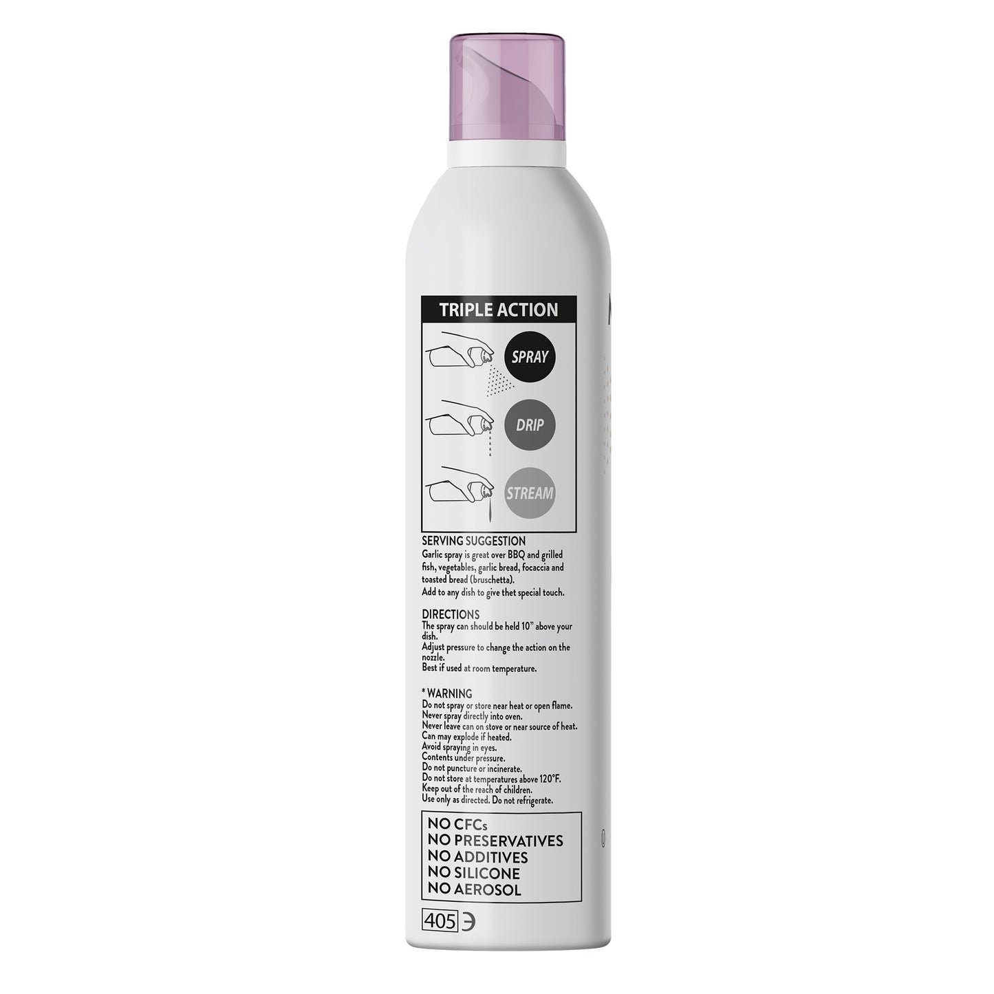 Mantova Garlic Extra Virgin Olive Oil Spray, 8 oz.