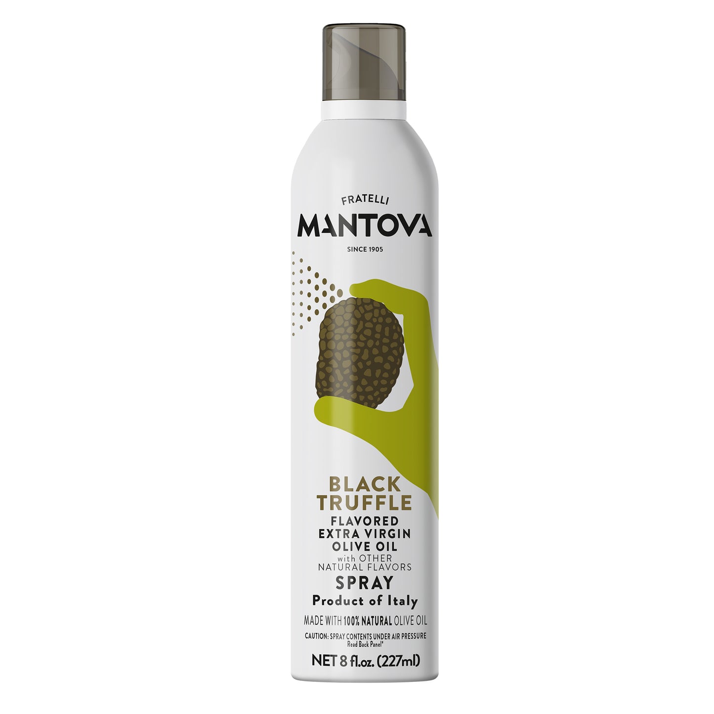 Mantova Black Truffle Extra Virgin Olive Oil Spray, 8 fl. oz.