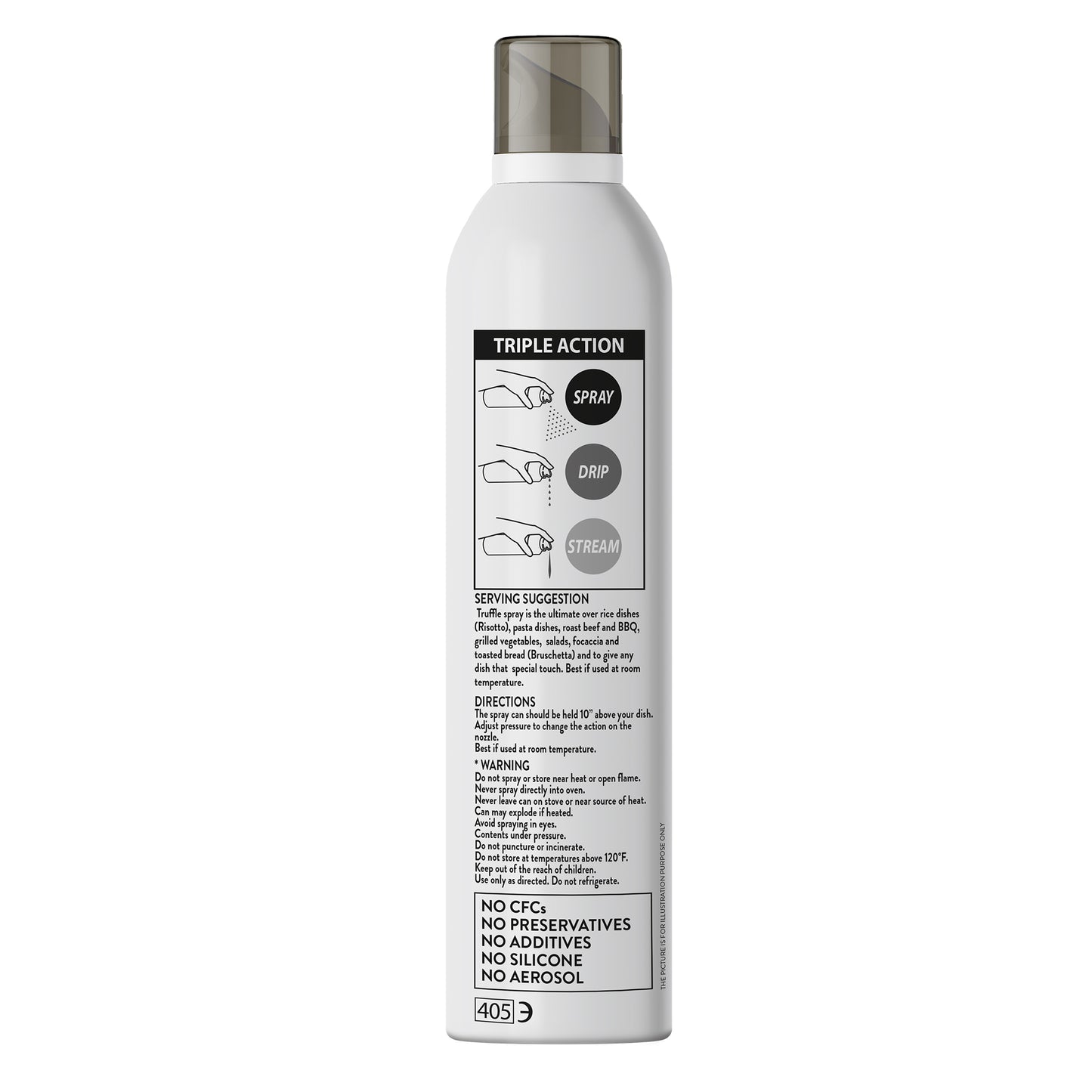 Mantova Black Truffle Extra Virgin Olive Oil Spray, 8 fl. oz.
