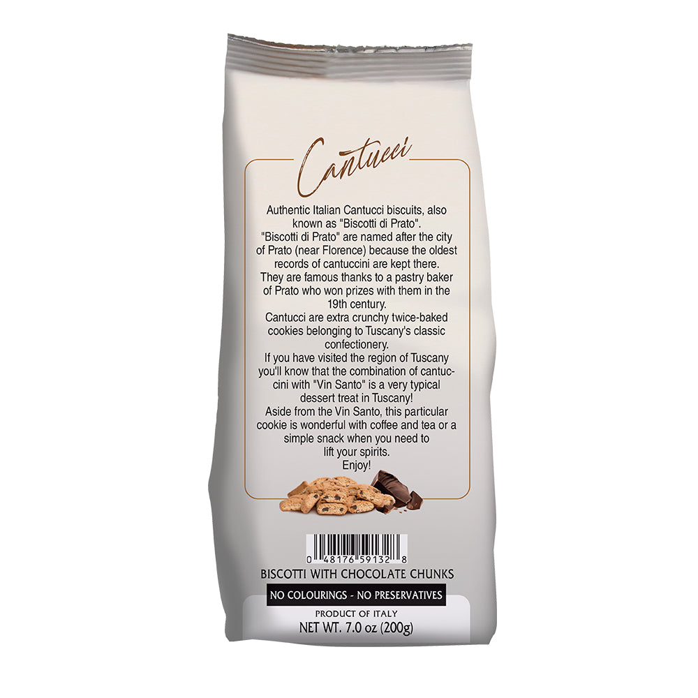 Mantova Cantucci with Chocolate Chunks, 7 oz.