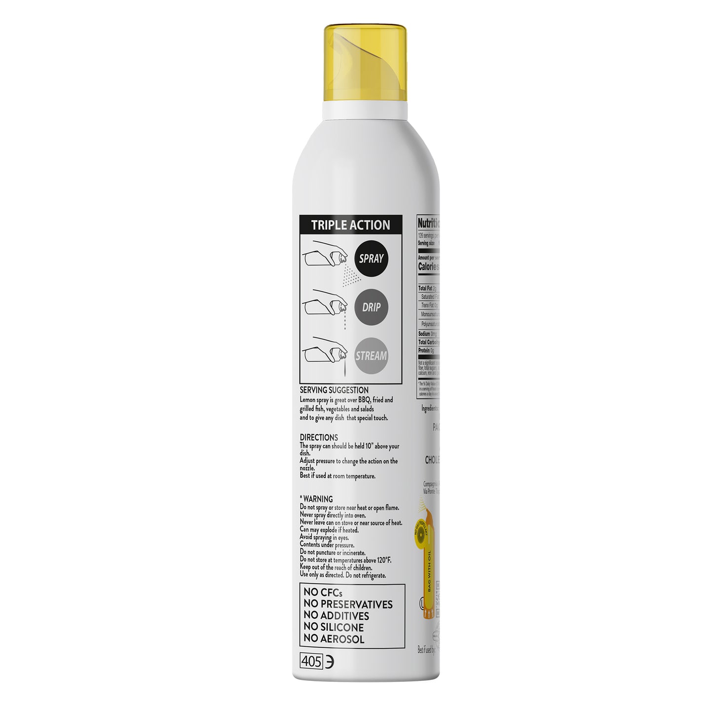 Mantova Lemon Extra Virgin Olive Oil Spray, 8 oz.