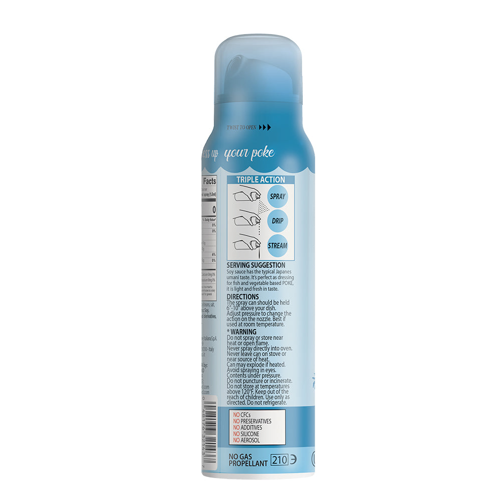 Mantova Poke Soy Sauce Spray, 3.4 fl. oz.