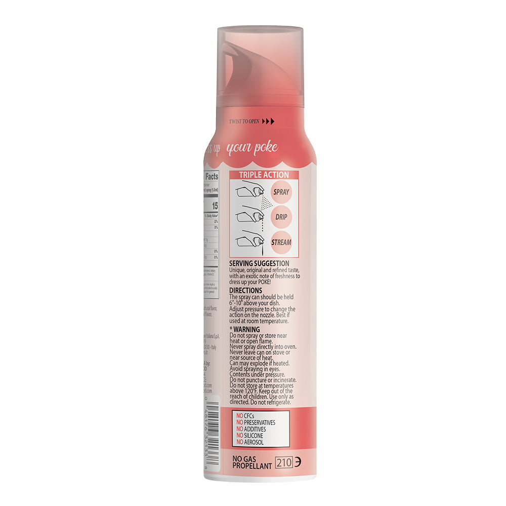 Mantova Poke Avocado Oil with Lime and Pink Pepper Spray, 3.4 fl. oz.