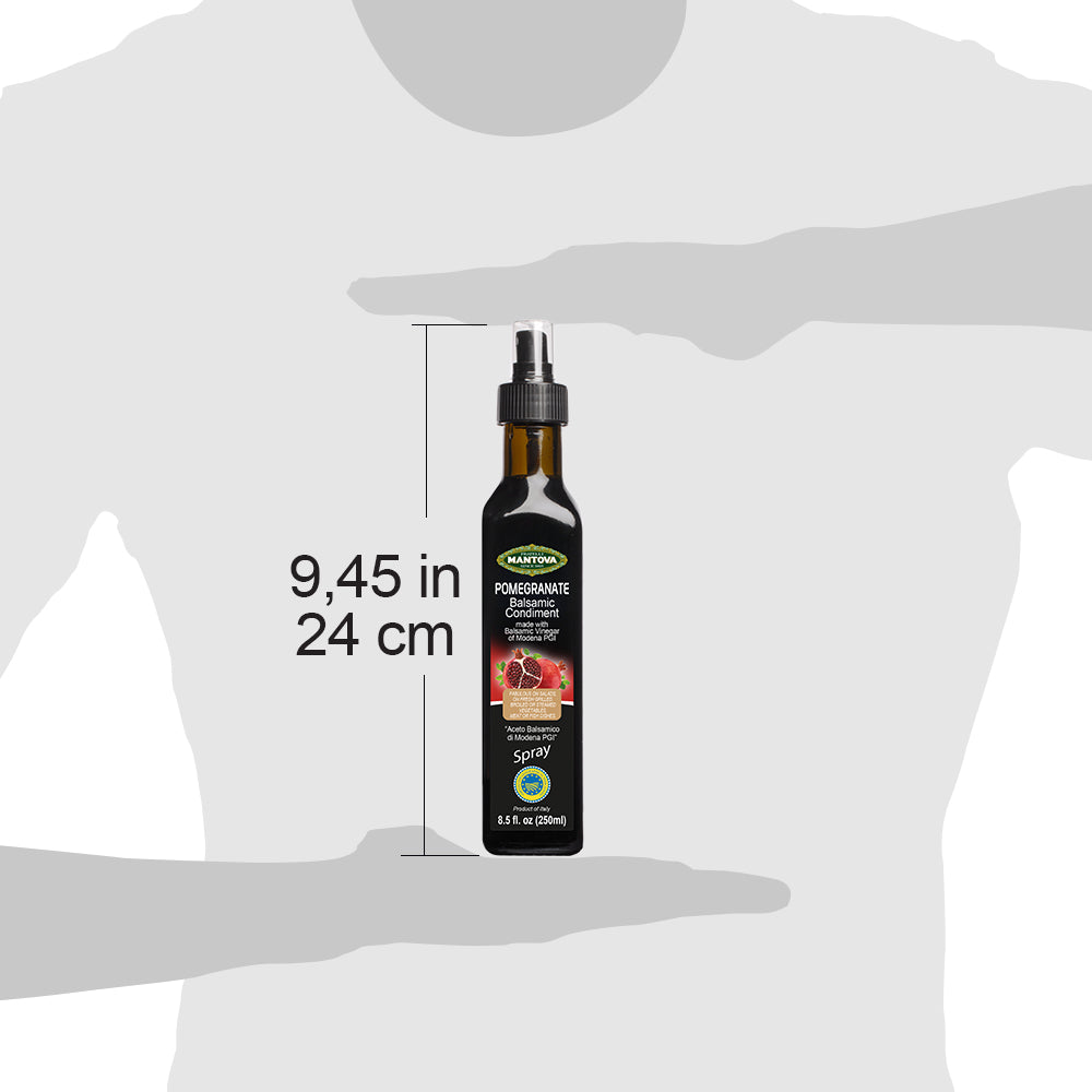 Mantova Pomegranate Balsamic Condiment PGI Spray, 8.5 fl. oz.