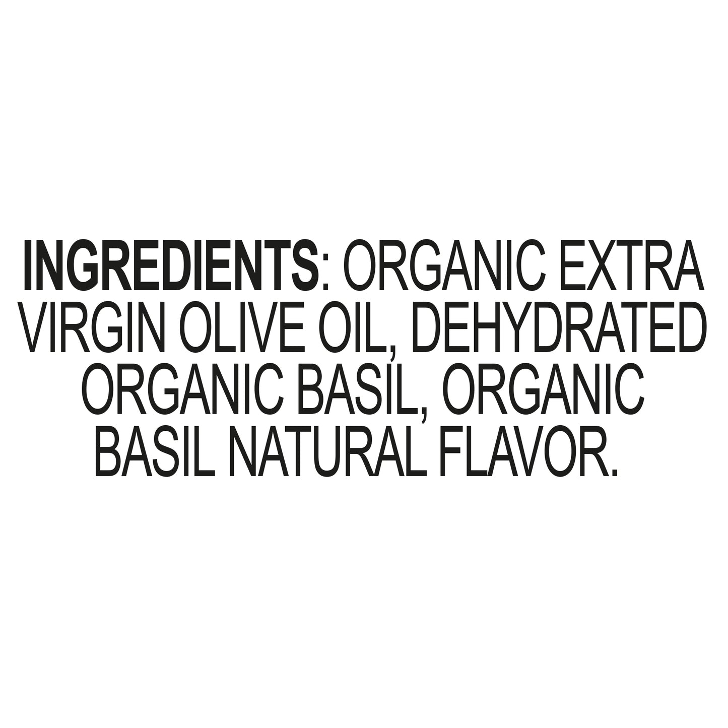 Mantova Organic Basil Extra Virgin Olive Oil, 8.5 oz.