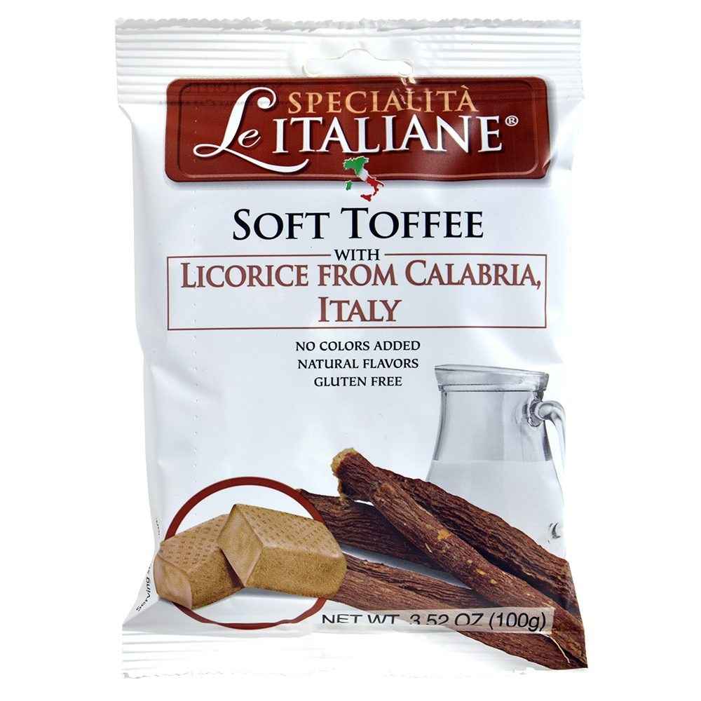 
                  
                    Le Specialità Italiane Soft Toffee with PDO Licorice of Calabria, 3.52 oz.
                  
                