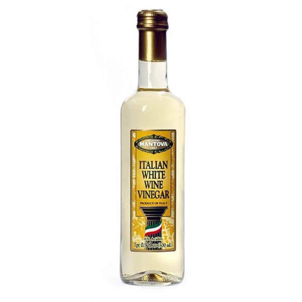 Mantova Italian White Wine Vinegar, 17 oz.
