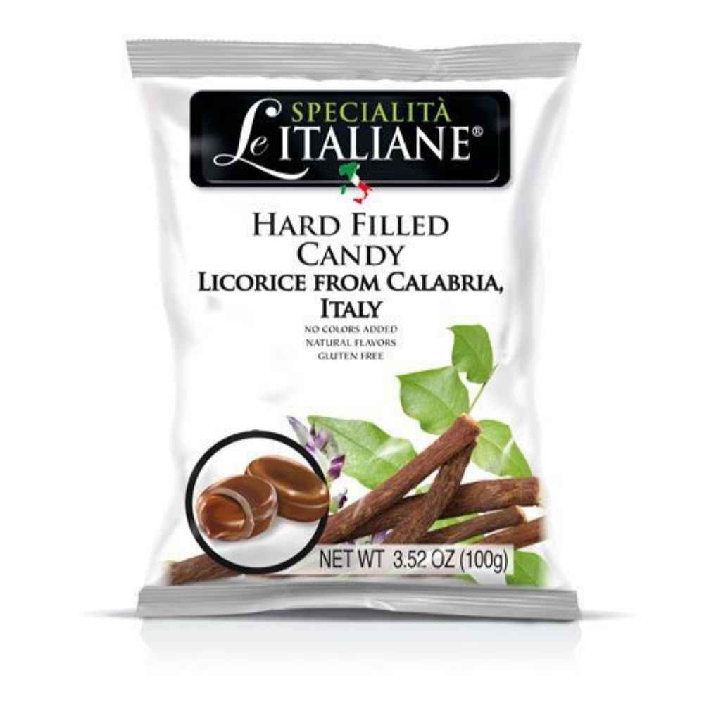 Le Specialità Italiane Hard Candy with Licorice of Calabria PDO, 3.52 oz.