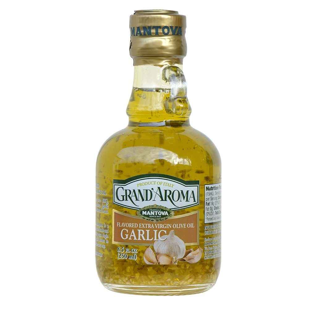 
                  
                    Mantova Grand'Aroma Flavored Extra Virgin Olive Oil Variety Set: Basil, Garlic, Truffle and Tuscan Herbs, 8.5 fl. oz.
                  
                