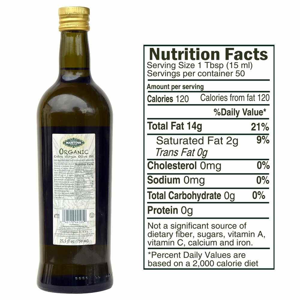 Mantova Organic Extra Virgin Olive Oil, 25.5 fl. oz.