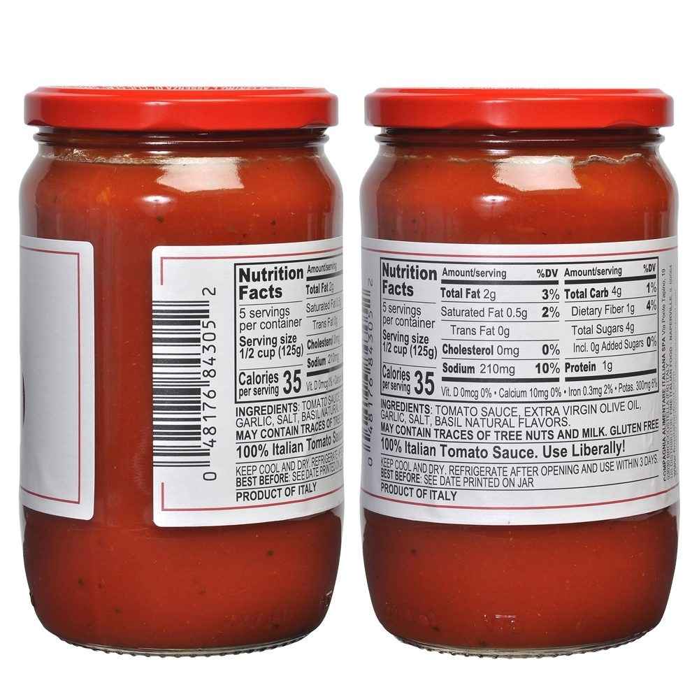 Mantova Tomato Basil Sauce, 24 oz.