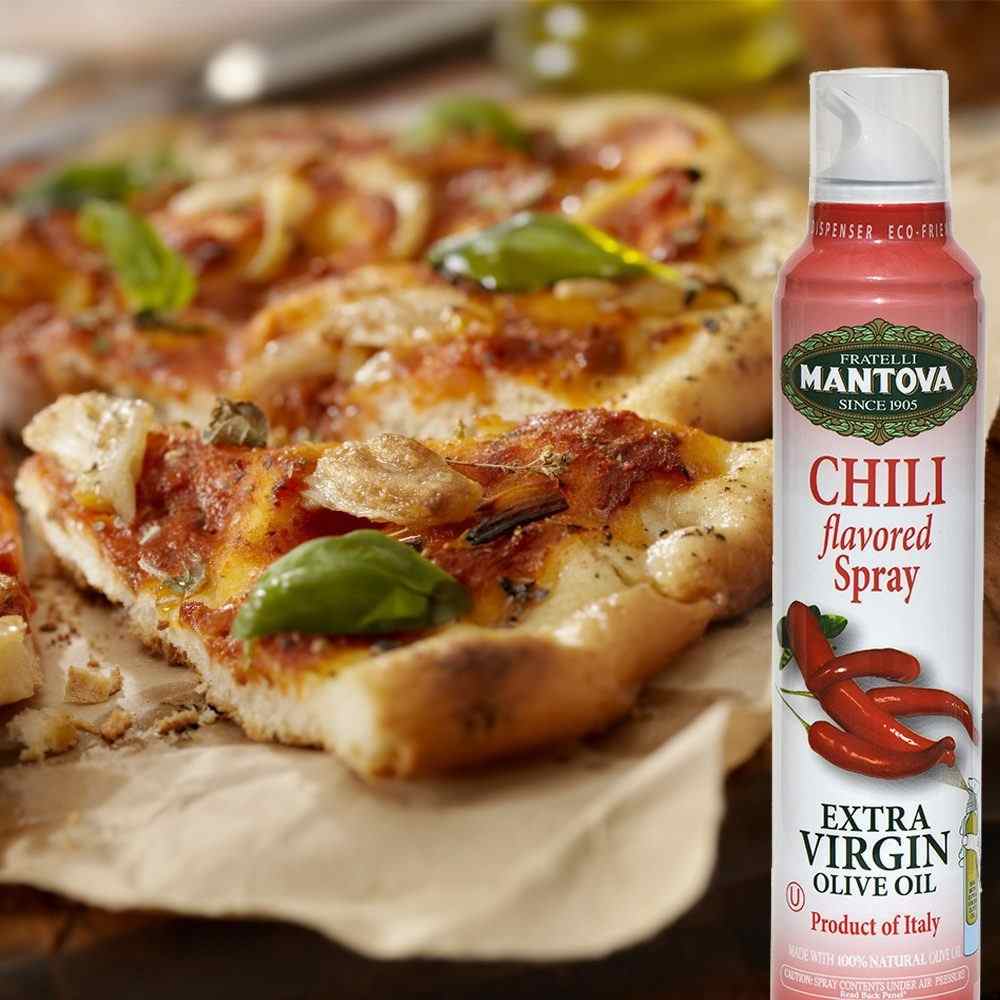Mantova Chili Extra Virgin Olive Oil Spray, 8 oz.
