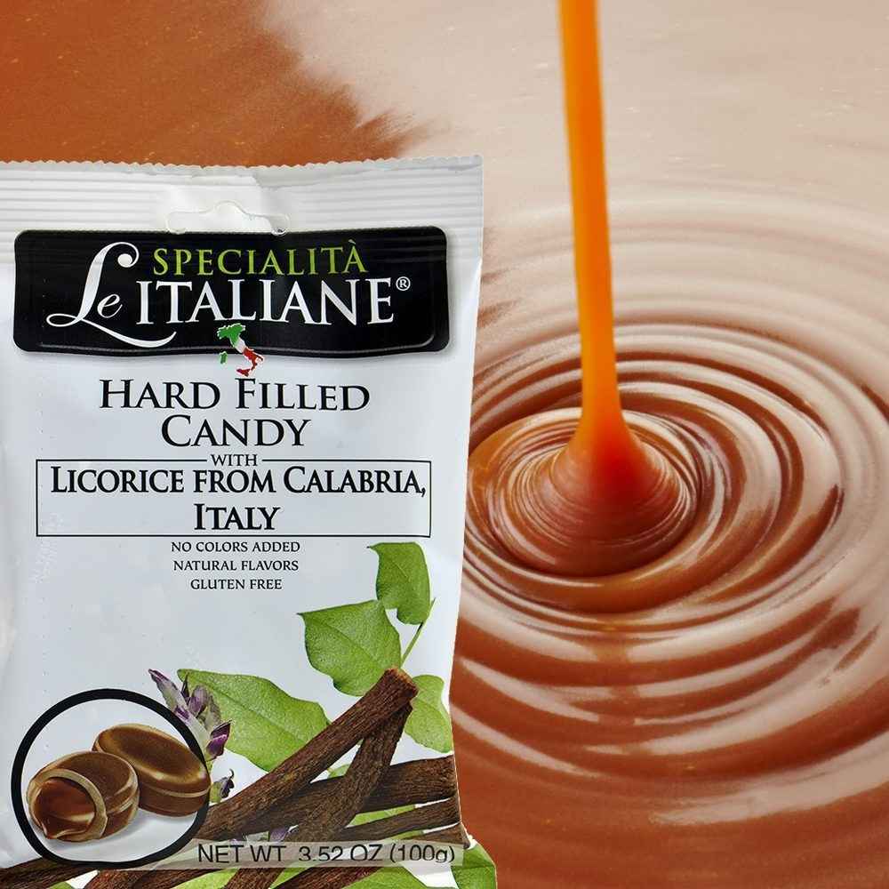 Le Specialità Italiane Hard Candy with Licorice of Calabria PDO, 3.52 oz.
