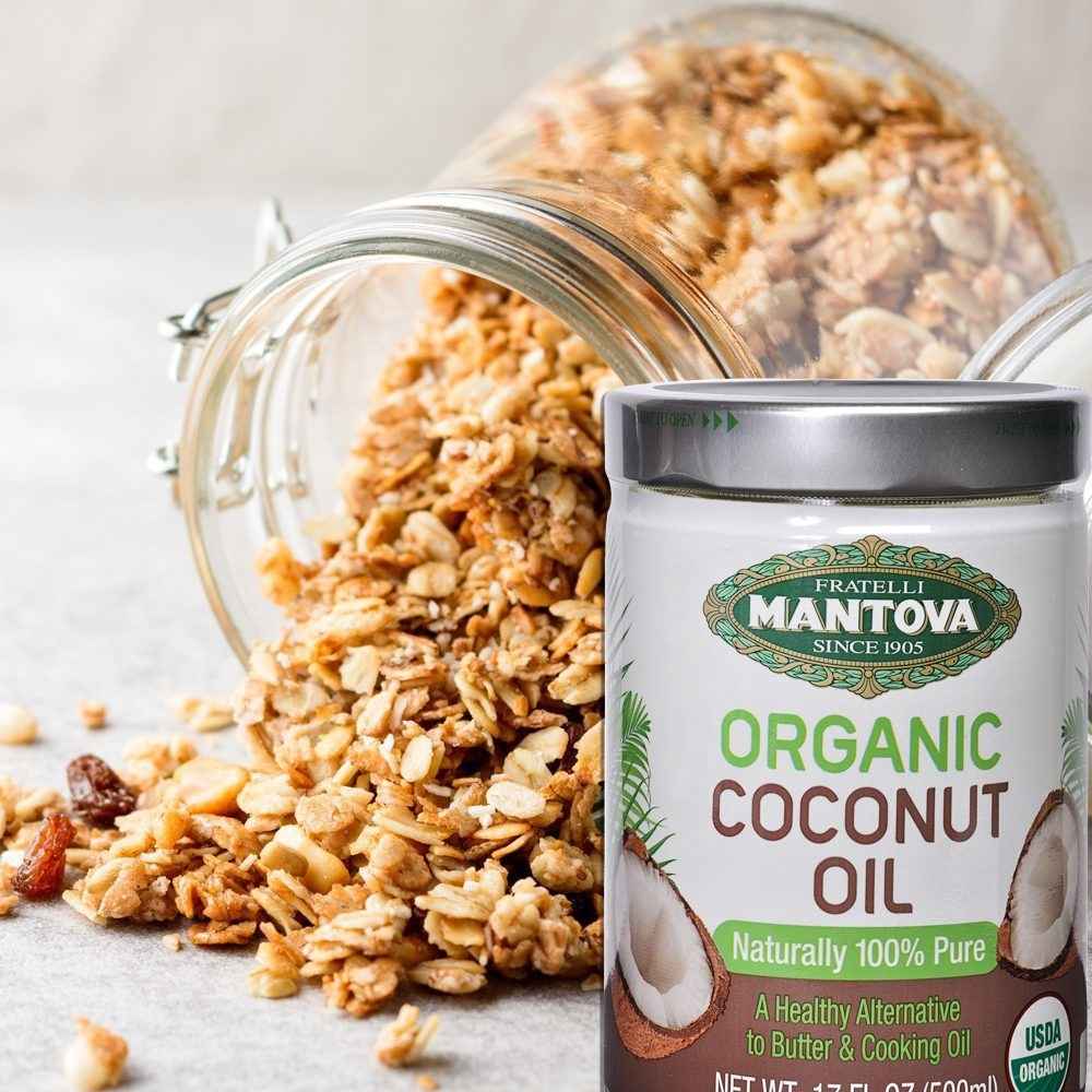 Mantova Organic Coconut Oil, 18 oz.