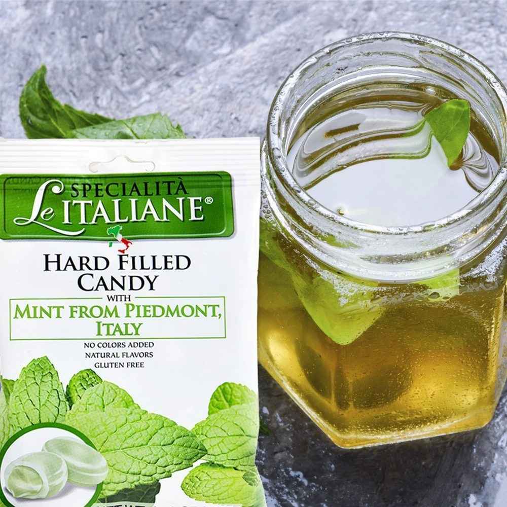 Le Specialità Italiane Hard Candy with Mint from Piedmont, 3.52 oz.