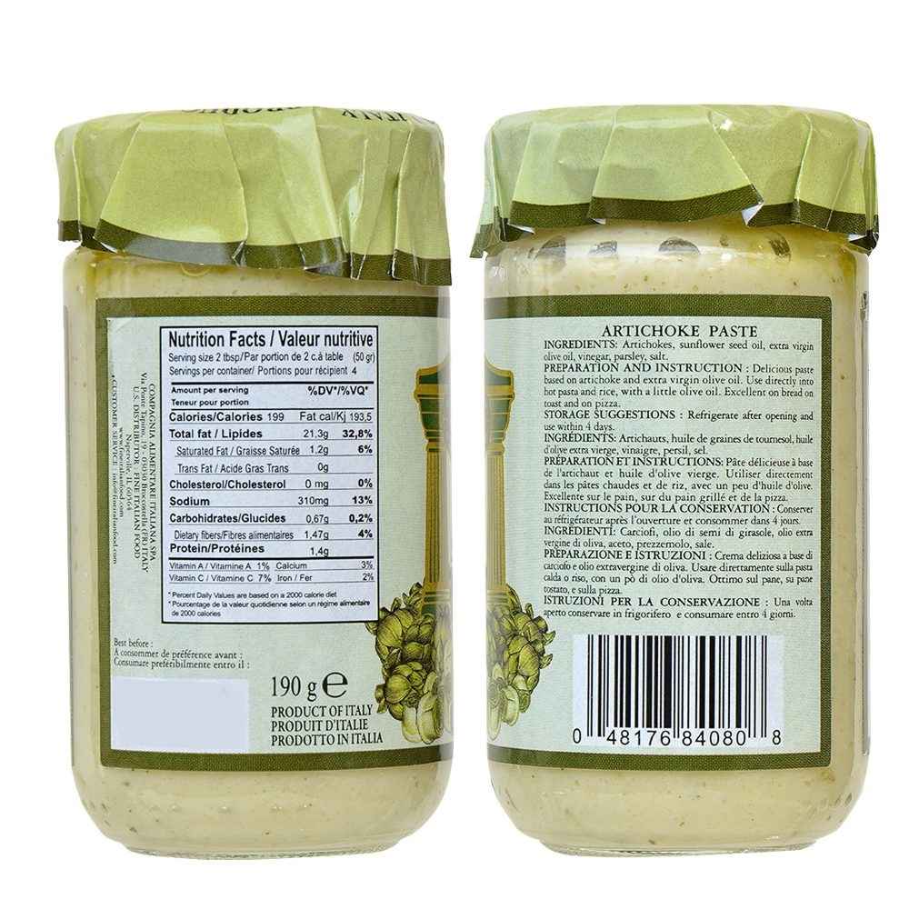Mantova Artichoke Paste, 6.5 oz.