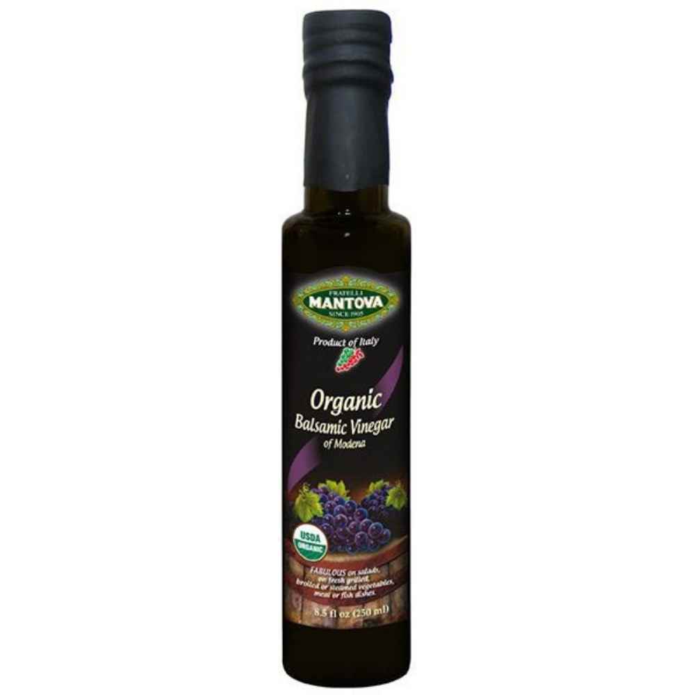 Mantova Organic Balsamic Vinegar of Modena, 8.5 oz