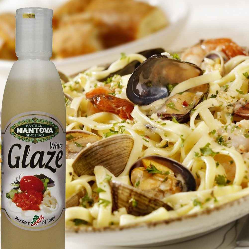 Mantova White Glaze with Balsamic Vinegar, 8.5 oz