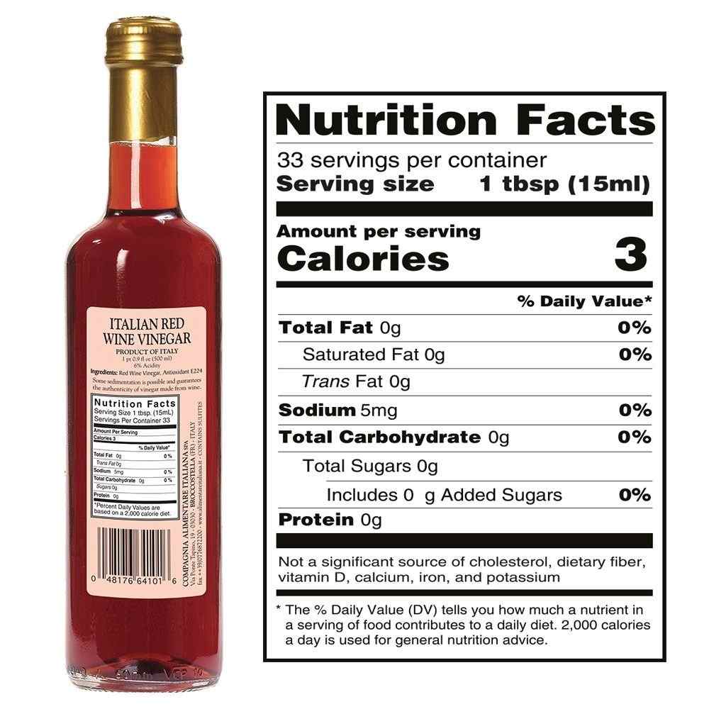 Mantova Italian Red Wine Vinegar, 17 oz.