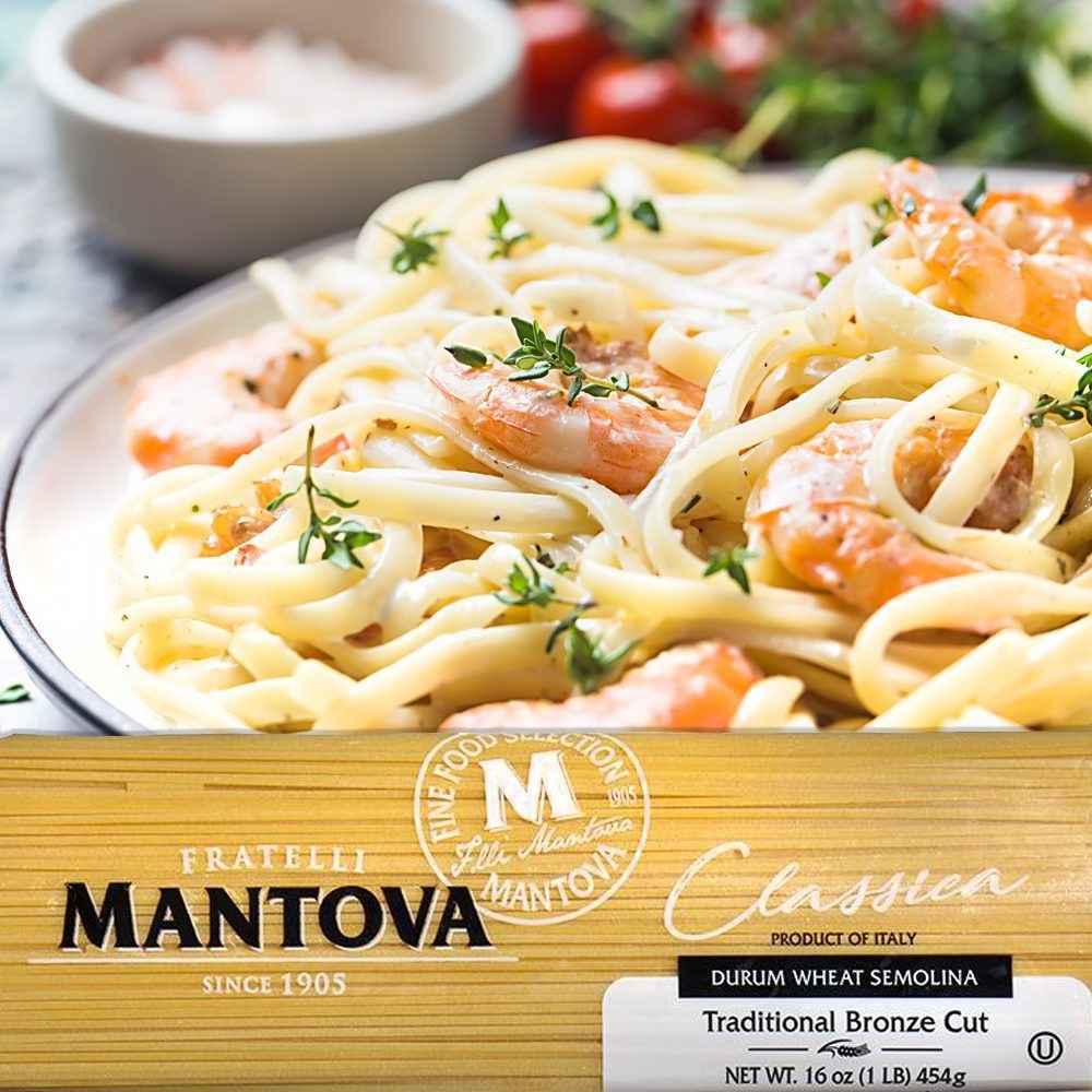 Mantova Bronze Cut Spaghetti Pasta, 1 lb.