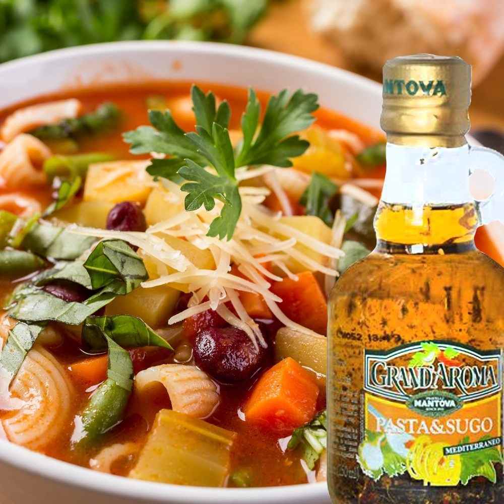 Mantova Grand'Aroma Pasta & Sugo Extra Virgin Olive Oil, 8.5 oz.