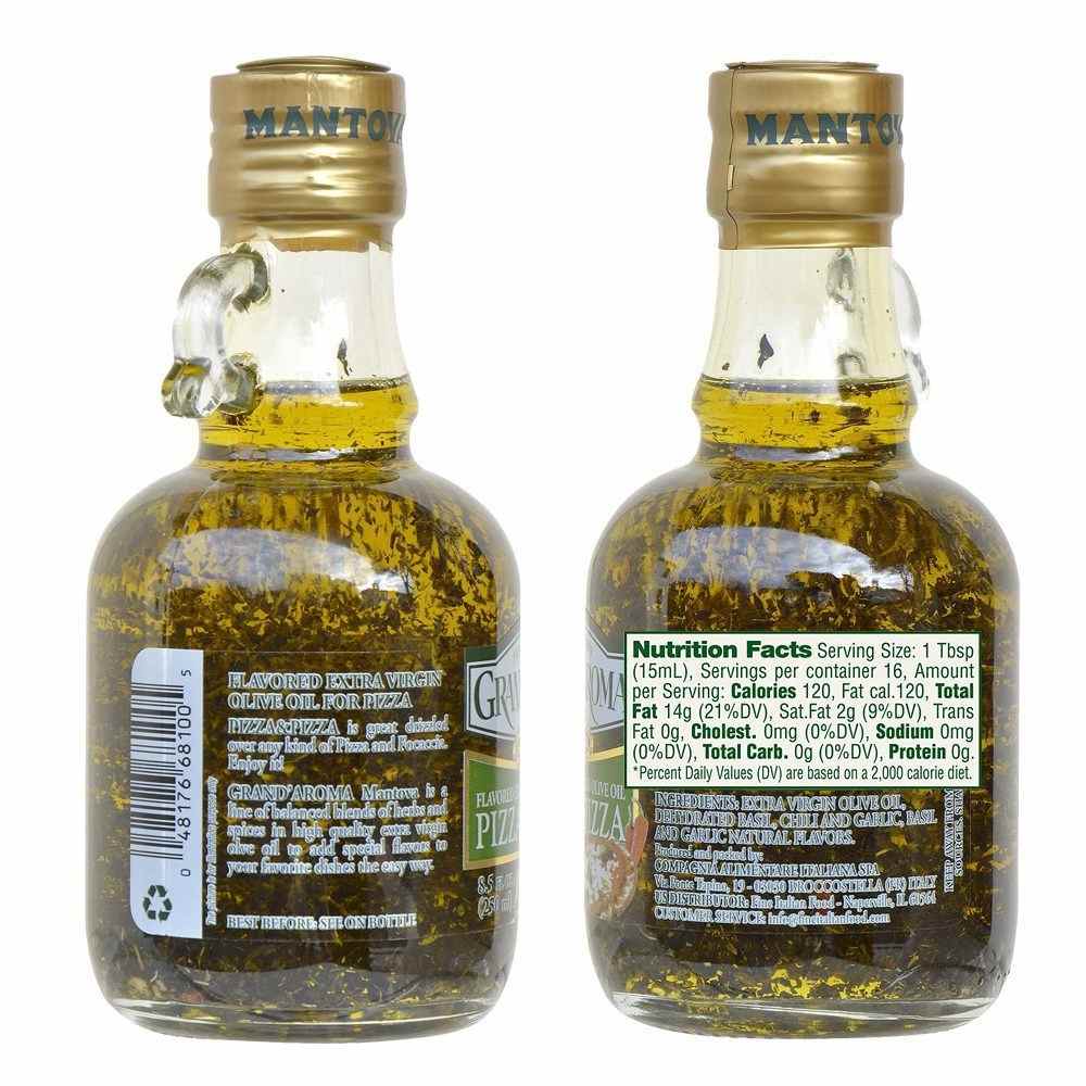 Mantova Grand'Aroma Pizza & Pizza Extra Virgin Olive Oil, 8.5 oz.