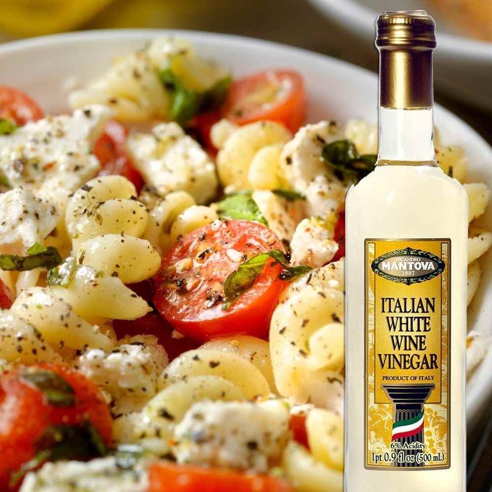 Mantova Italian White Wine Vinegar, 17 oz.