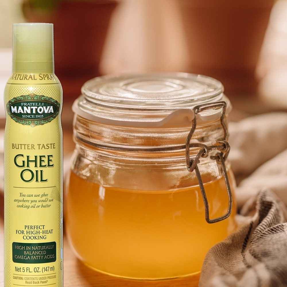 
                  
                    Mantova Ghee Oil Spray, 5 oz.
                  
                