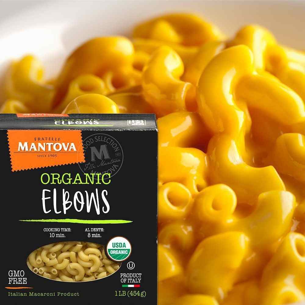 Mantova Organic Elbow Pasta, 1 lb.