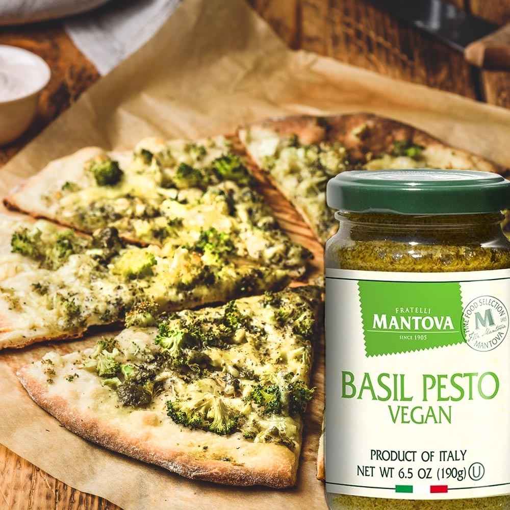 Mantova Vegan Basil Pesto, 6.7 oz.
