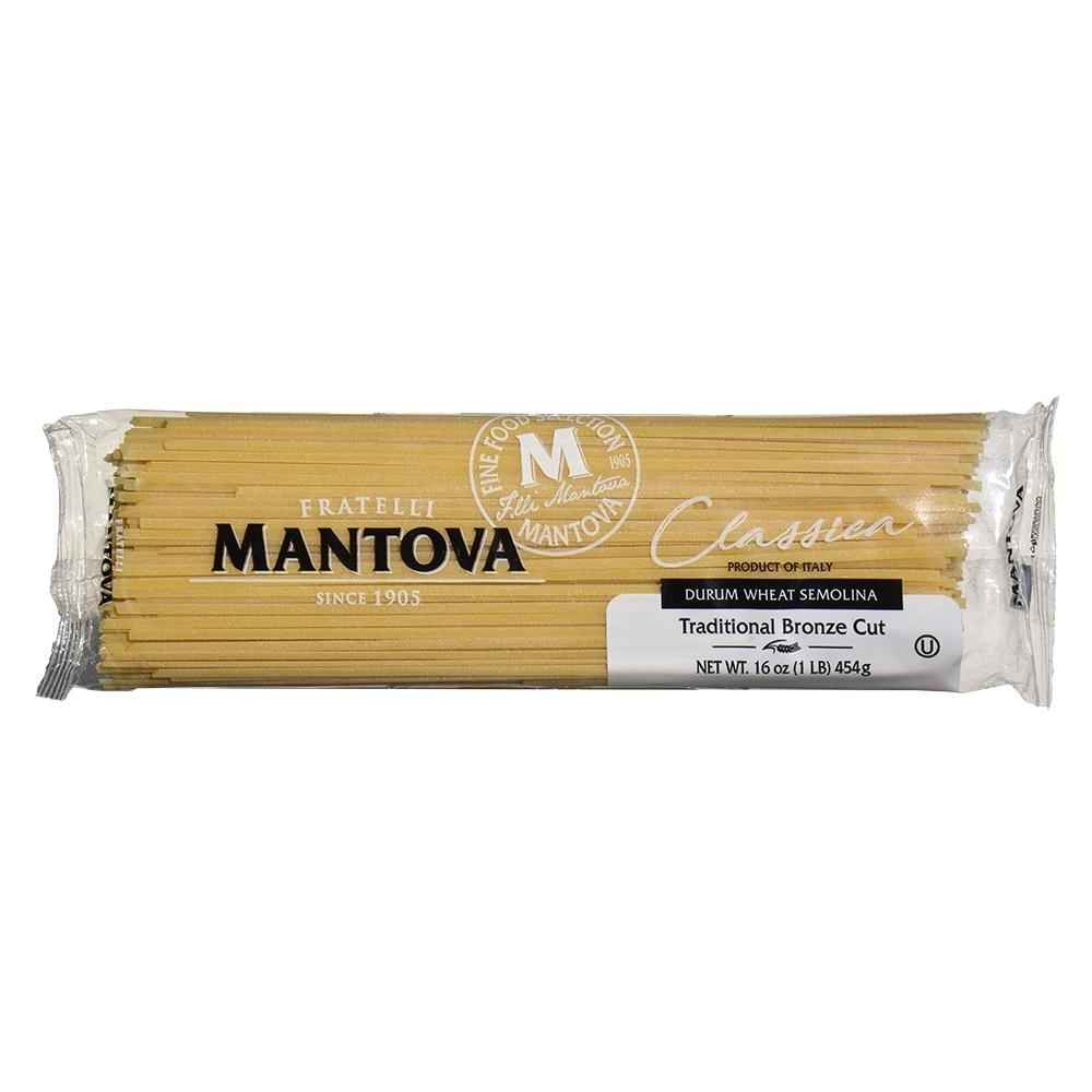 Mantova Bronze Cut Linguine Pasta, 1 lb.