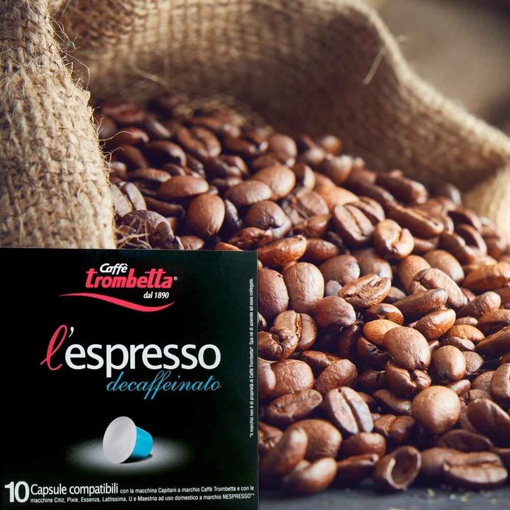 Trombetta Decaf Nespresso Pods, 10 count