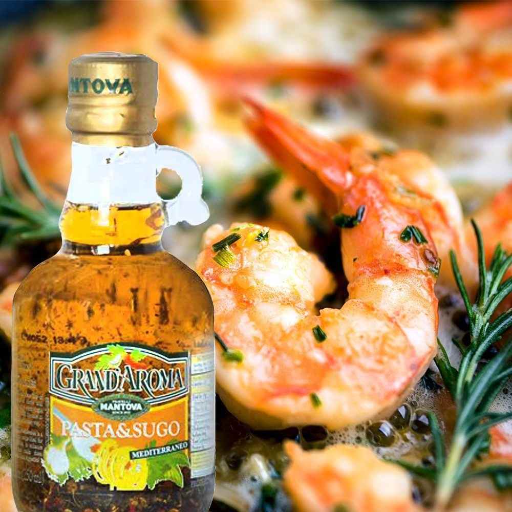 Mantova Grand'Aroma Pasta & Sugo Extra Virgin Olive Oil, 8.5 oz.