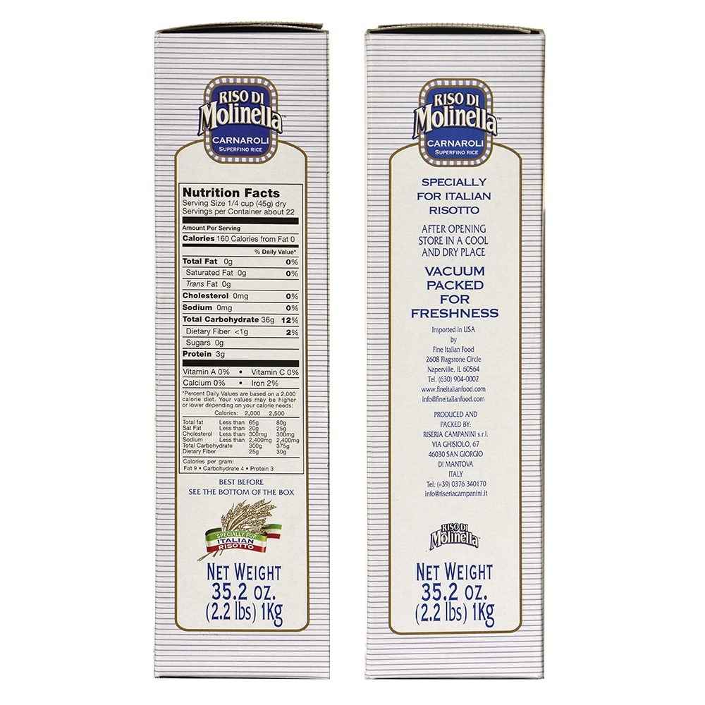Riso di Molinella Carnaroli Rice, 2.2 lbs.