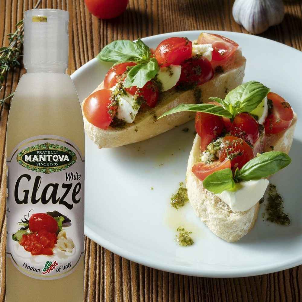 Mantova White Glaze with Balsamic Vinegar, 8.5 oz