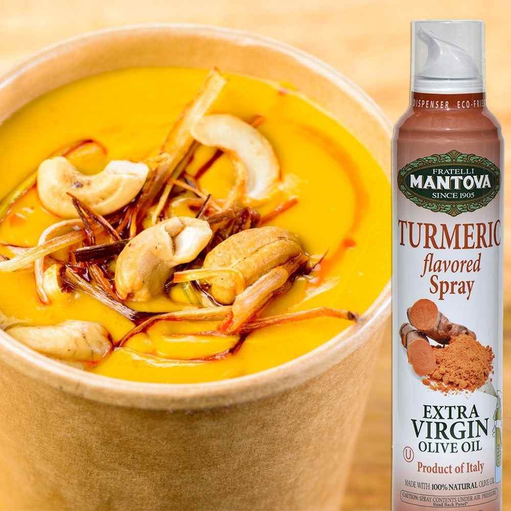 Mantova Turmeric Extra Virgin Olive Oil Spray, 8 oz.