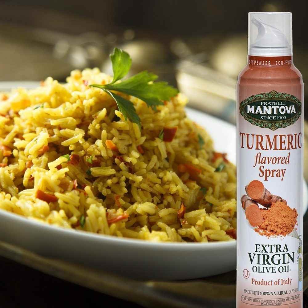Mantova Turmeric Extra Virgin Olive Oil Spray, 8 oz.