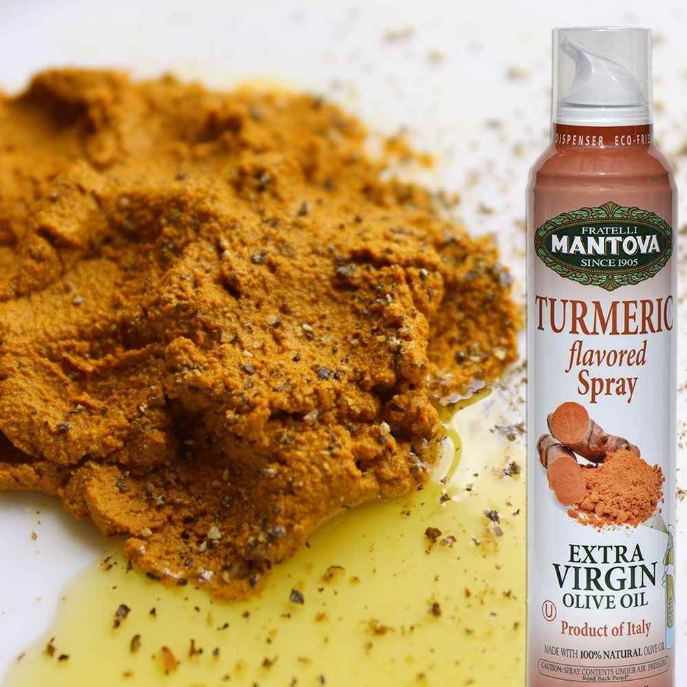 Mantova Turmeric Extra Virgin Olive Oil Spray, 8 oz.