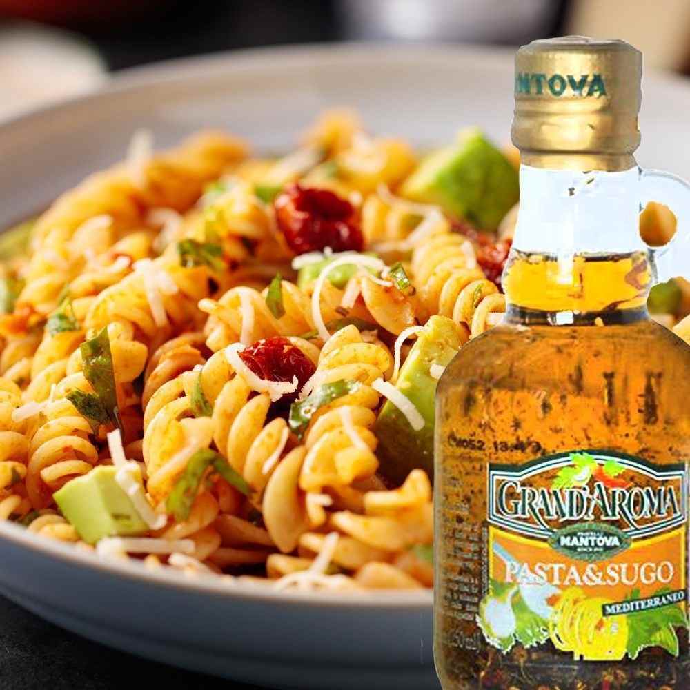 Mantova Grand'Aroma Pasta & Sugo Extra Virgin Olive Oil, 8.5 oz.